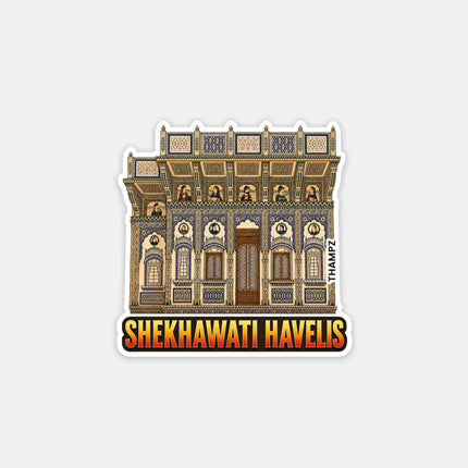 Shekhawati Havelis Fridge Magnet – Heritage Travel Souvenir & Collectible