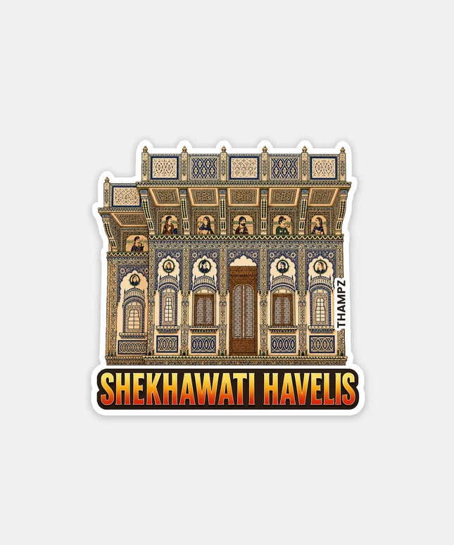 Shekhawati Havelis Fridge Magnet – Heritage Travel Souvenir & Collectible