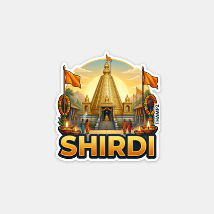 Shirdi Fridge Magnet – Spiritual Travel Souvenir & Collectible