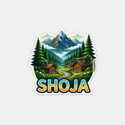 Shoja Fridge Magnet – Himalayan Travel Souvenir & Collectible