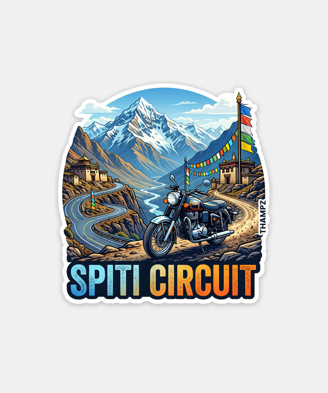 Spiti Circuit Fridge Magnet – Himalayan Travel Souvenir & Collectible