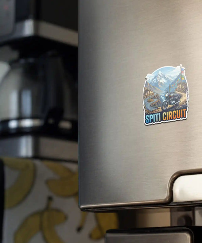 Spiti Circuit Fridge Magnet – Himalayan Travel Souvenir & Collectible