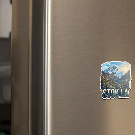 Stok La Fridge Magnet – Ladakh Travel Souvenir & Collectible