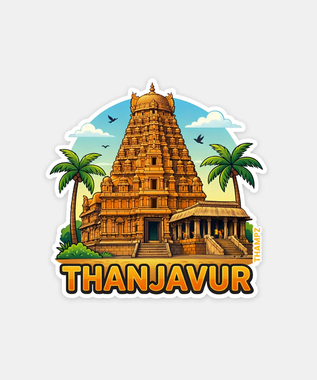 Thanjavur Fridge Magnet – Heritage Travel Souvenir & Collectible