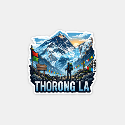 Thorong La Fridge Magnet – Himalayan Travel Souvenir & Collectible