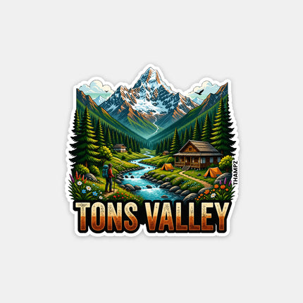 Tons Valley Fridge Magnet – Himalayan Travel Souvenir & Collectible
