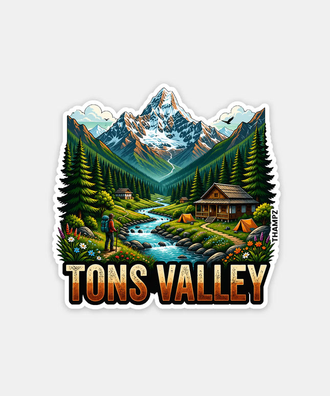 Tons Valley Fridge Magnet – Himalayan Travel Souvenir & Collectible