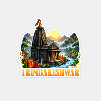 Trimbakeshwar Fridge Magnet – Spiritual Travel Souvenir & Collectible