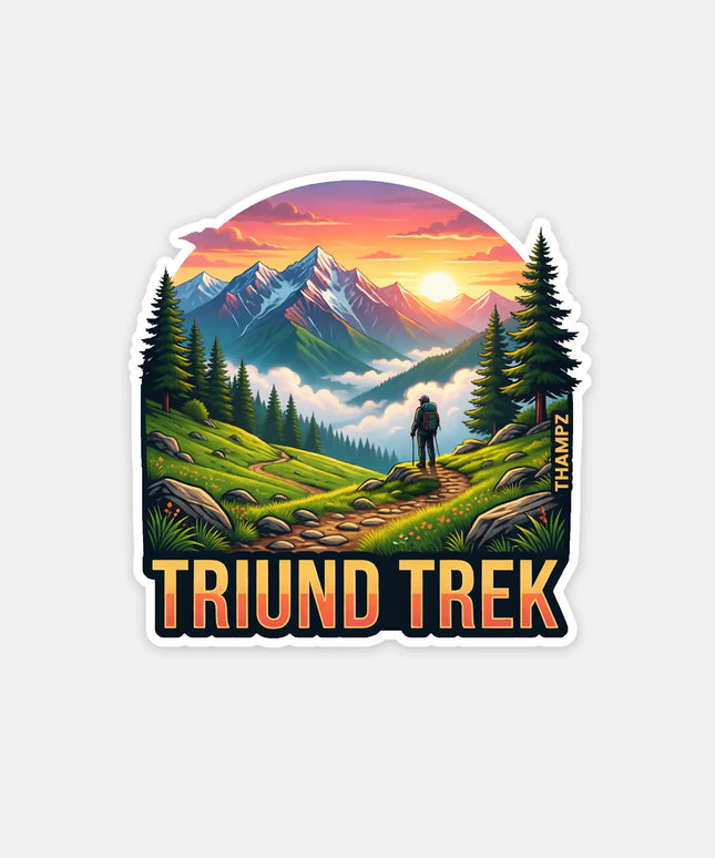 Triund Trek Fridge Magnet – Trekking Travel Souvenir & Collectible