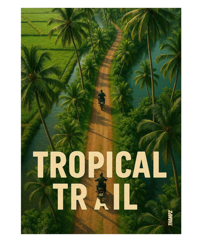 Tropical Trail Poster – Ride Through Paradise