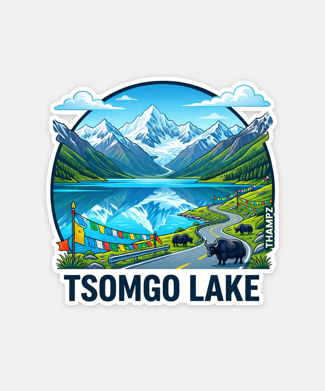 Tsomgo Lake Fridge Magnet – Himalayan Travel Souvenir & Collectible