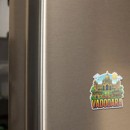 Vadodara Fridge Magnet – Heritage Travel Souvenir & Collectible