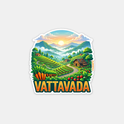 Vattavada Fridge Magnet – Hill Station Travel Souvenir & Collectible
