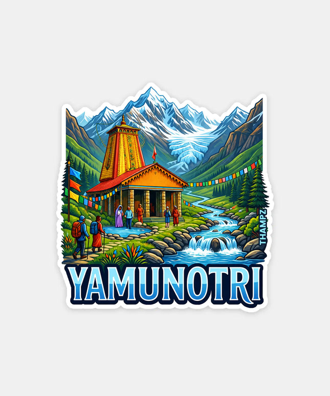 Yamunotri Fridge Magnet – Spiritual Travel Souvenir & Collectible