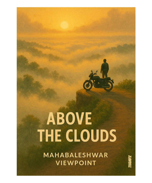 Above The Clouds Poster Mahabaleshwar Viewpoint Ride