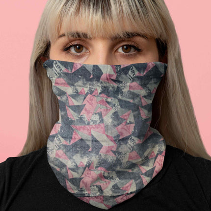 Abstract Triangle Seamless Unisex Bandana