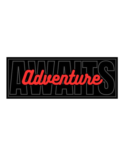 Adventure Awaits Premium Travel Sticker