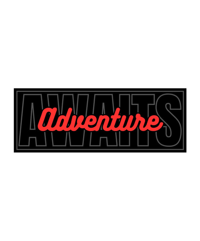 Adventure Awaits Premium Travel Sticker