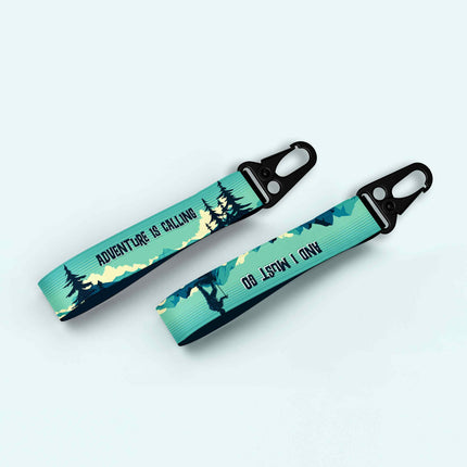 Adventure Is Calling Keyring – Mint Explorer Edition