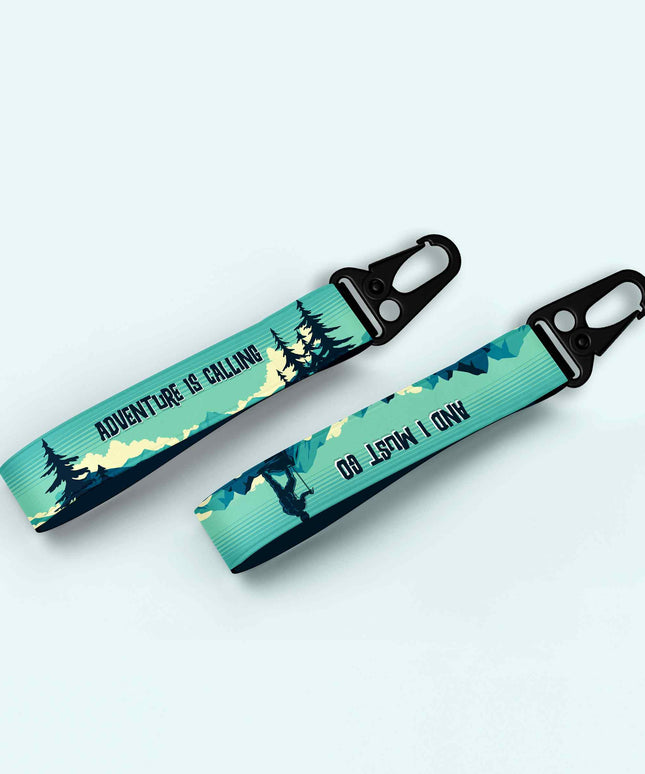 Adventure Is Calling Keyring – Mint Explorer Edition