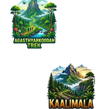 Agasthyakoodam Trek & Kaalimala Fridge Magnet – Kerala Travel Souvenir & Collectible
