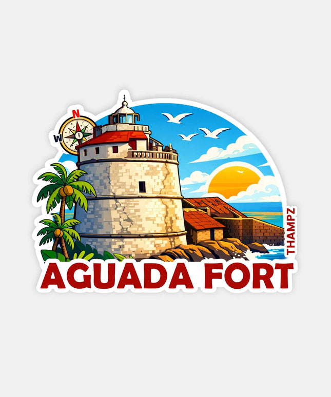 Aguada Fort Goa Travel Sticker