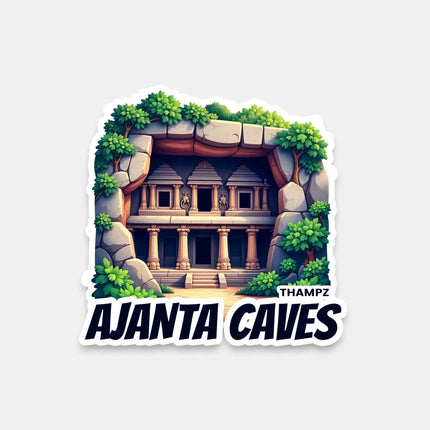 Ajanta Caves Collectible Fridge Magnet