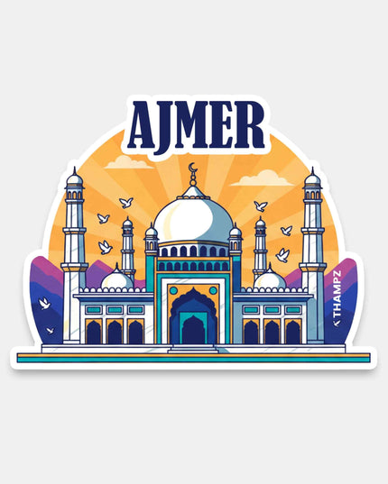 Ajmer City Landmark Vinyl Travel Sticker