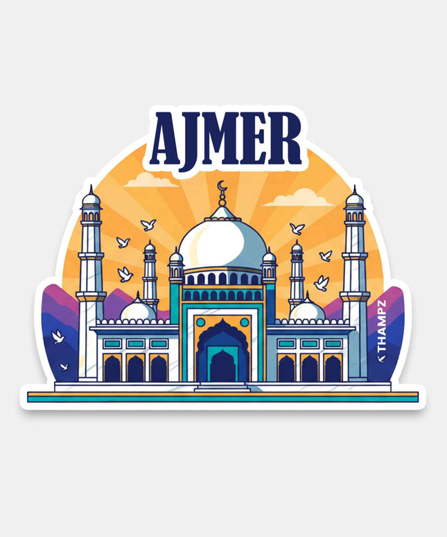 Ajmer City Landmark Vinyl Travel Sticker