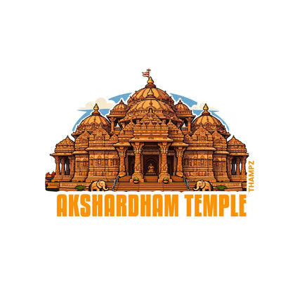 Akshardham Temple Fridge Magnet
