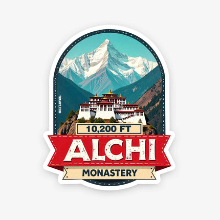 Alchi Monastery Fridge Magnet Travel Souvenir