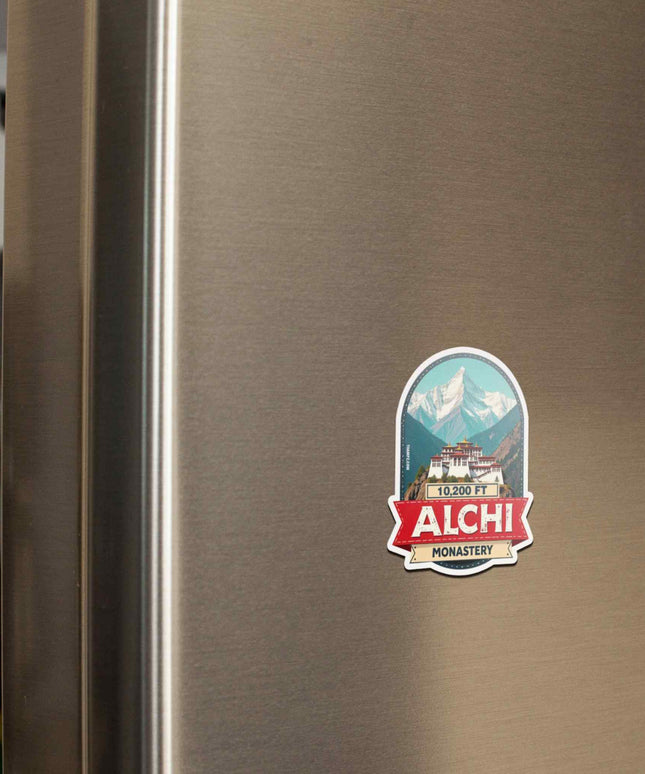 Alchi Monastery Fridge Magnet-Travel Souvenir