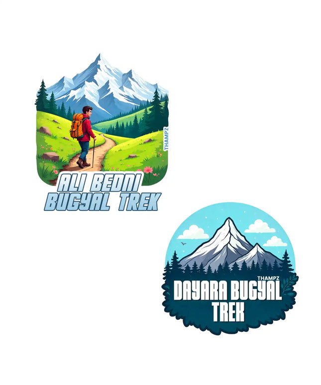 ali bedni bugyal  dayara bugyal 3d embossed flexible fridge magnet combo set of 2 05mm premium travel souvenir