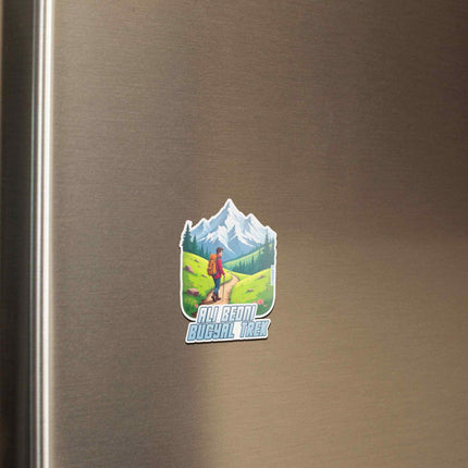 Ali Bedni Bugyal Trek Fridge Magnet