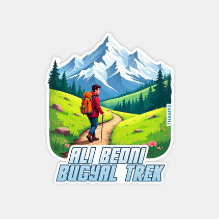 Ali Bedni Bugyal Trek Fridge Magnet