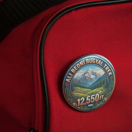 Ali Bedni Bugyal Trek Himalayan Pin Badge – 12,550 FT Mountain Adventure Travel Souvenir