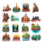 all 28 states of india premium matte vinyl stickers combo set of 28 die cut complete travel collection