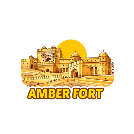 Amber Fort Fridge Magnet