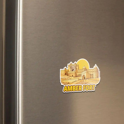 amber fort fridge magnet