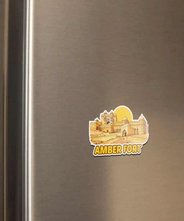 amber fort fridge magnet