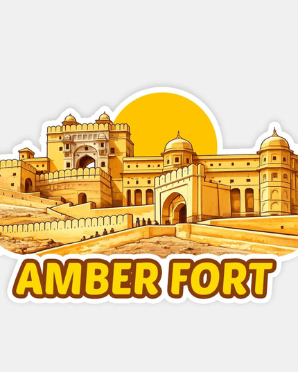 Amber Fort Jaipur Travel Sticker