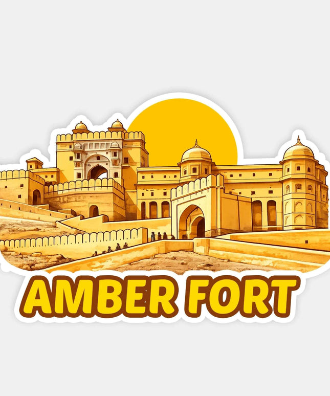 Amber Fort Jaipur Travel Sticker