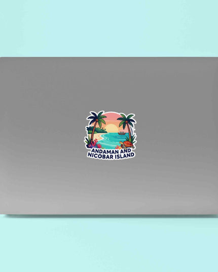 Andaman & Nicobar Islands Tropical Vinyl Sticker