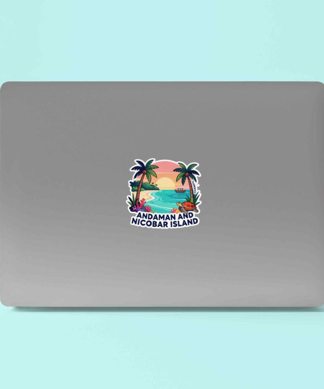 Andaman & Nicobar Islands Tropical Vinyl Sticker