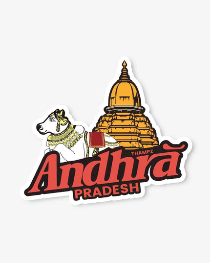 Andhra Pradesh Heritage Vinyl Sticker