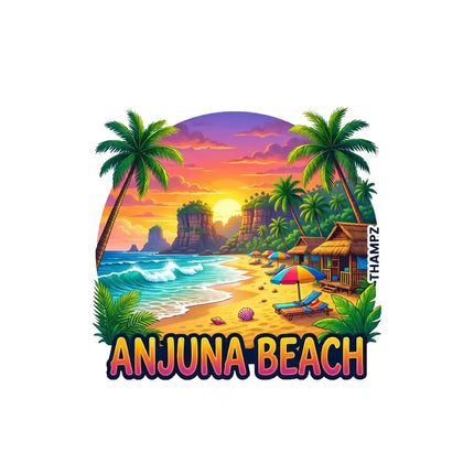 Anjuna Beach Fridge Magnet