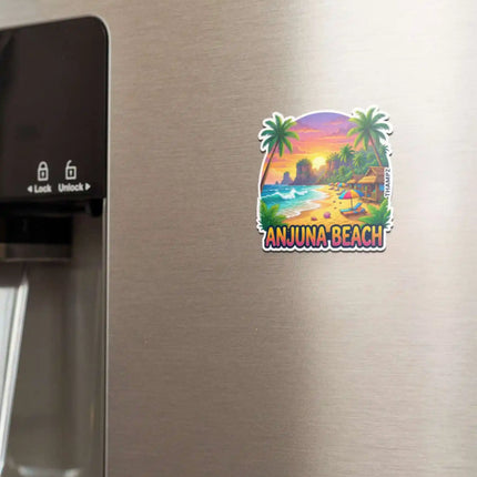 anjuna beach fridge magnet