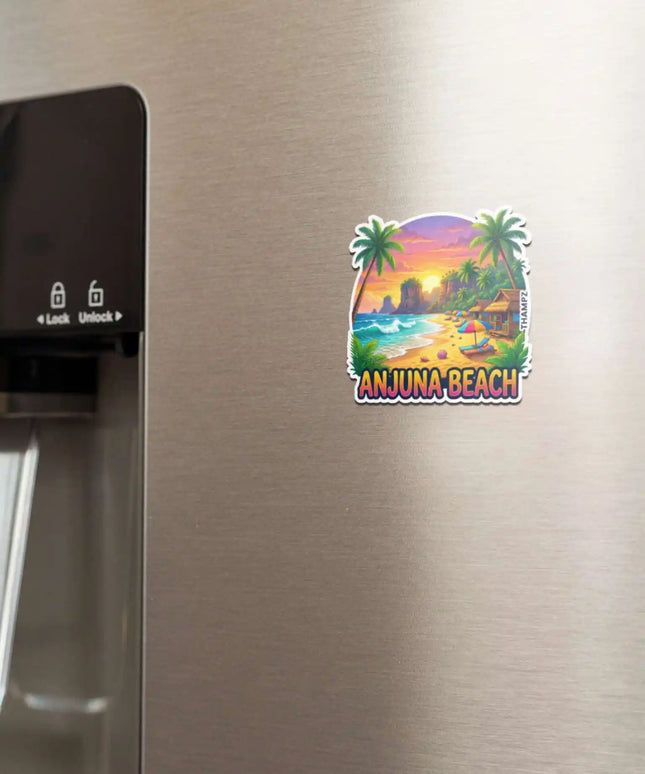 anjuna beach fridge magnet