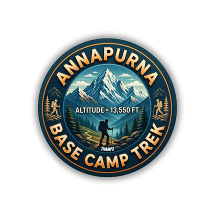 Annapurna Base Camp Trek Nepal Pin Badge – 13,550 FT Himalayan Mountain Travel Souvenir