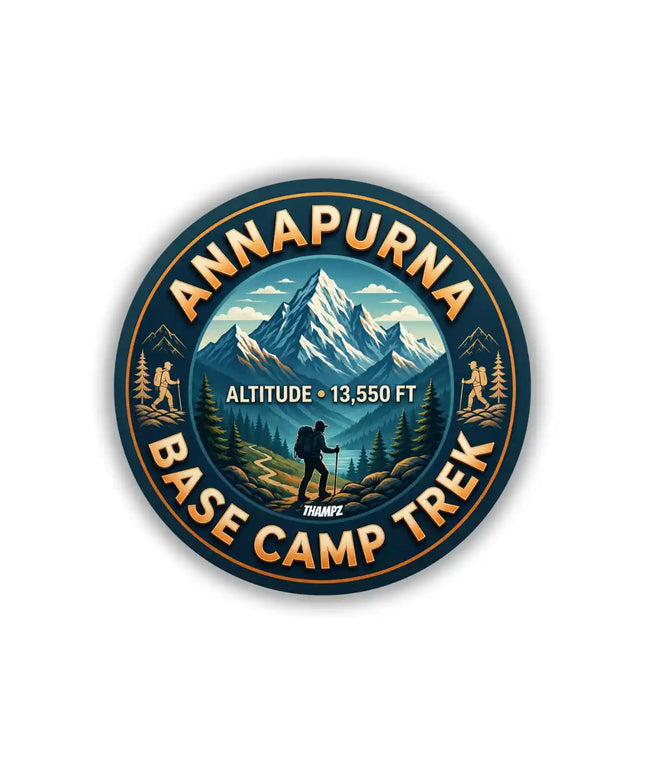 Annapurna Base Camp Trek Nepal Pin Badge – 13,550 FT Himalayan Mountain Travel Souvenir